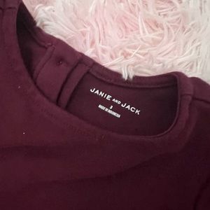 Janie & Jack shirt as well as Zara dress.